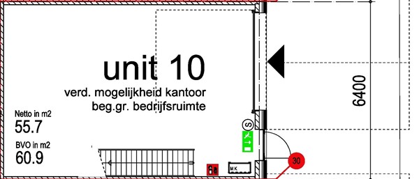 Plattegrond - Weerdskampweg 4N, 5222 BA 's-Hertogenbosch - Platte grond begane grond.jpg